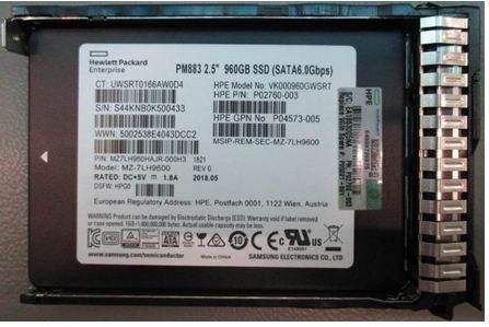 HPE SSD 960 GB 2,5" SFF