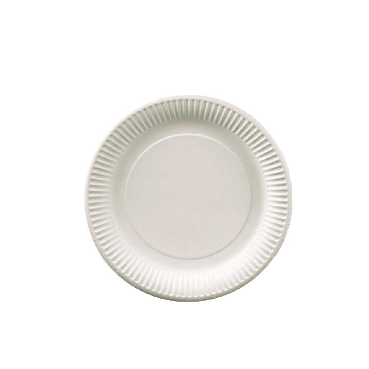 Papstar Teller Pure, Papier/Karton – Ø 26 cm – Weiss – FSC – 50 Stk.
