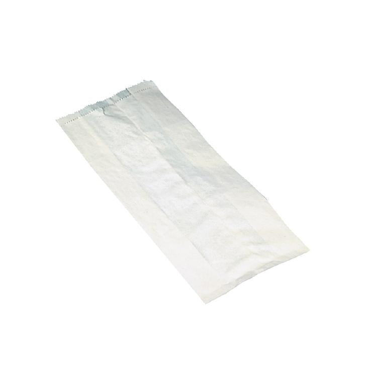 Papstar Papierbeutel – weiss, 10 × 24 × 5 cm, für Brot, 1000 Stück