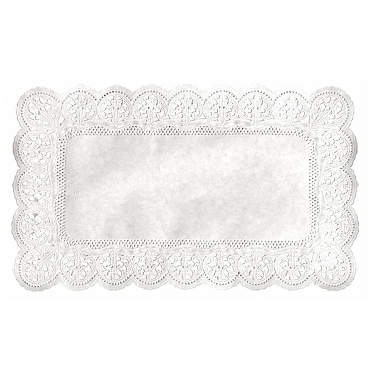 Papstar Tortenspitzen – Weiss – 46 × 36 cm – Papier – 100 Stk