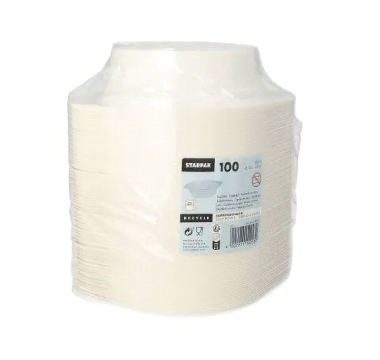 Papstar Schale, PP, rund – Ø 15,6 cm – 100 Stk.