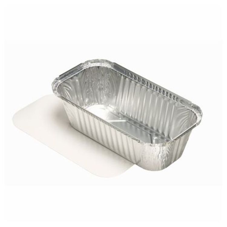Papstar Schale/Schüssel, Aluminium – 1,5 l, 24,2 × 13 × 7 cm, silber – 10 Stk.
