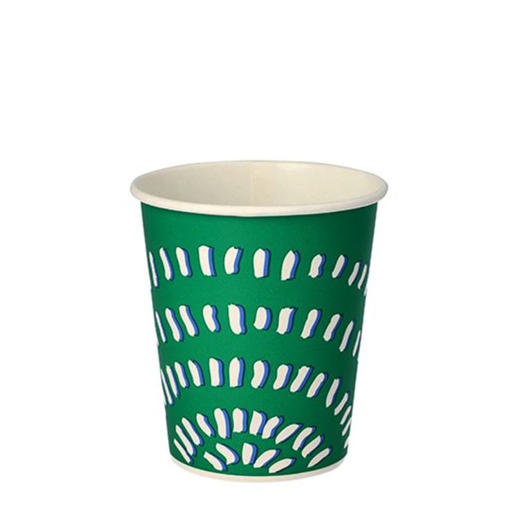 Papstar Trinkbecher, Papier/Karton – 2 dl, Grün – 100 Stk.