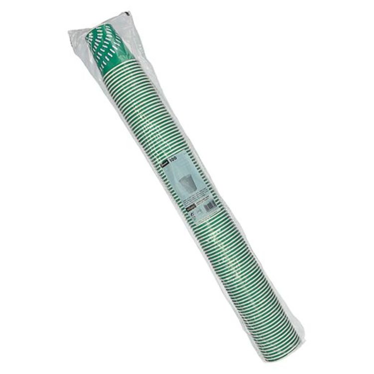 Papstar Trinkbecher, Papier/Karton – 2 dl, Grün – 100 Stk.