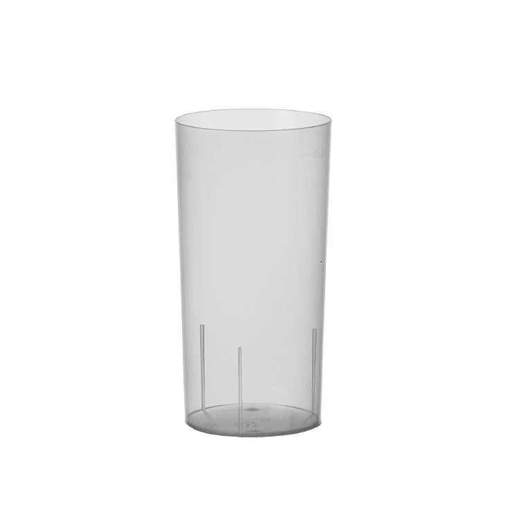 Papstar Trinkbecher, PP – 2 dl – Transparent – 10 Stk.