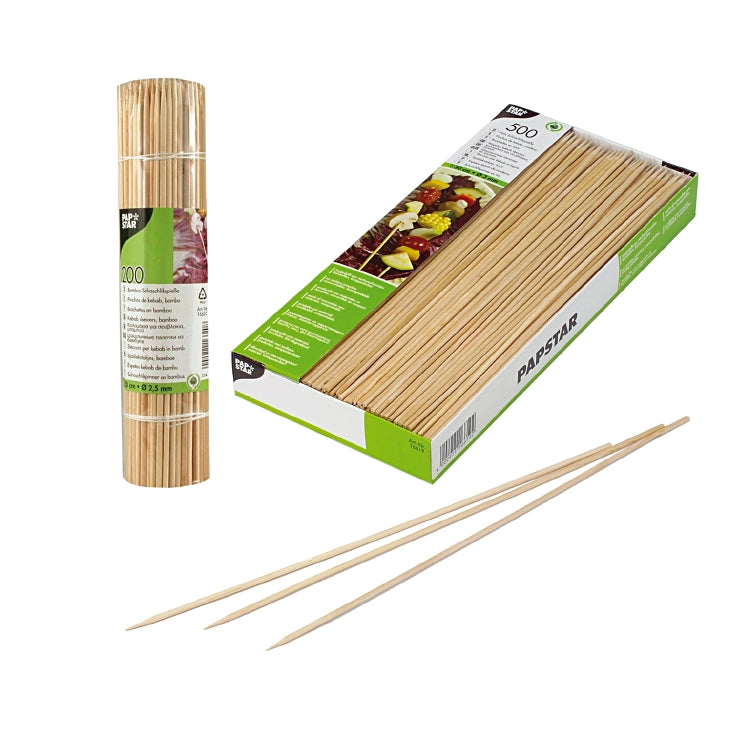 Papstar Bambusspiesse, natur – 250 Stk.