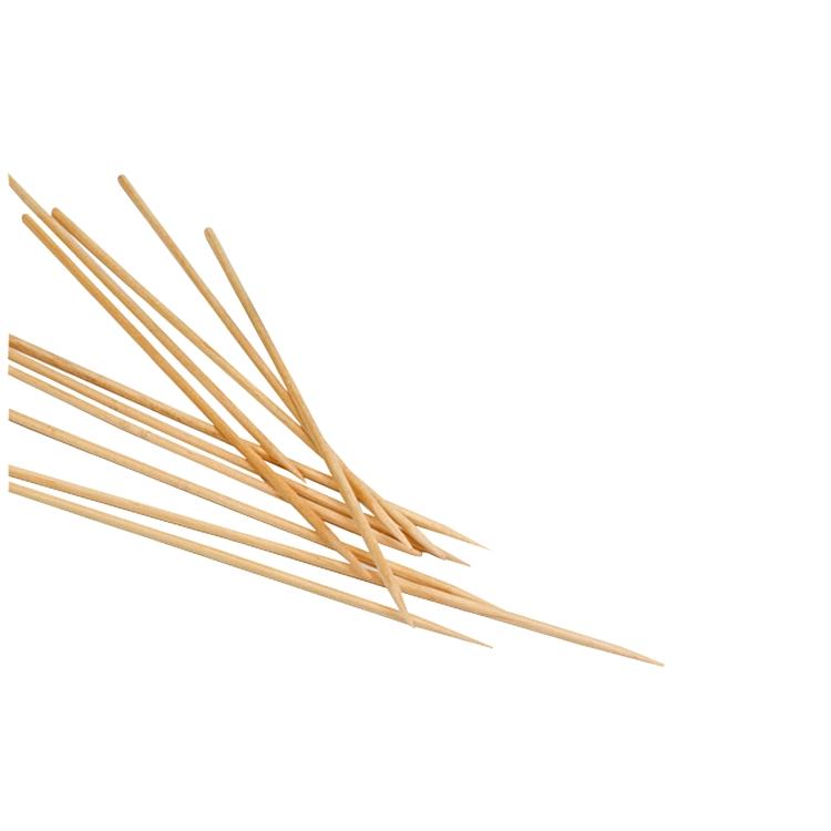 Papstar Schaschlikspiesse 200 Stk., 40 cm, Ø 0,5 cm, Holz, natur