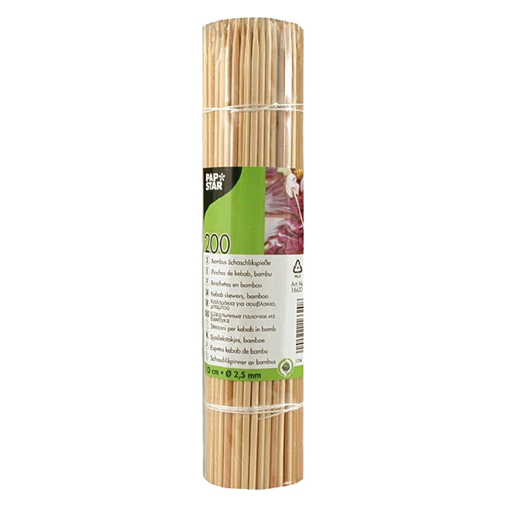 Papstar Bambuszahnstocher, 250 Stk., natur