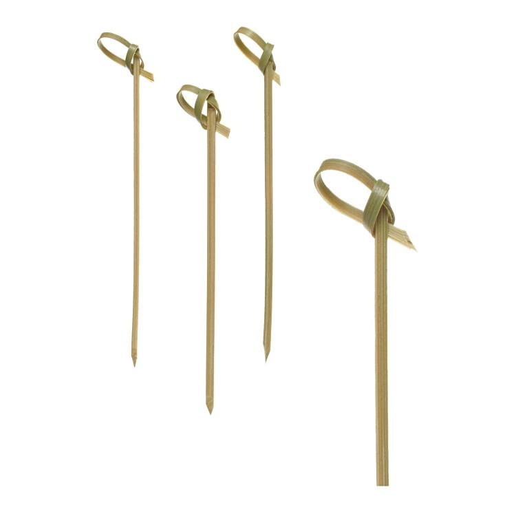 Papstar Bambus-Spiesse Knoten Pure – natur – Bambus – 250 Stk