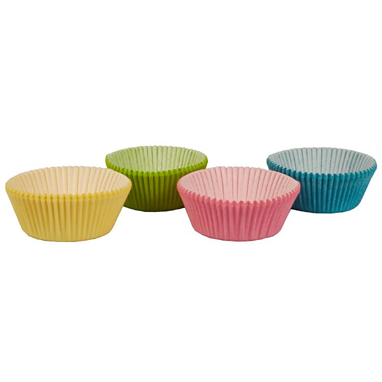 Papstar Backförmchen, Papier, rund – Ø 5 cm × 2,5 cm, mehrfarbig – 60 Stk.