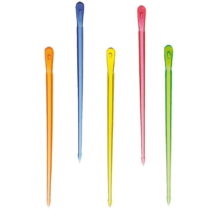 Papstar Party-Piekser Drop – mehrfarbig – 8 cm – Kunststoff – 500 Stk