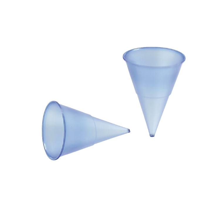 Papstar Spitzbecher PP, 115 ml – blau, für marktgängige Wasserspender – 1000 Stk.