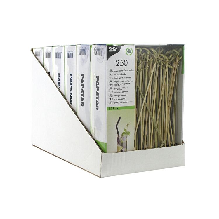 Papstar Rührstäbchen PURE, Bambus, natur – 250 Stk.