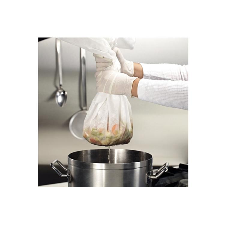 Papstar Passiertuch 100 × 100 cm, Polyester, weiss, 10 Stk.