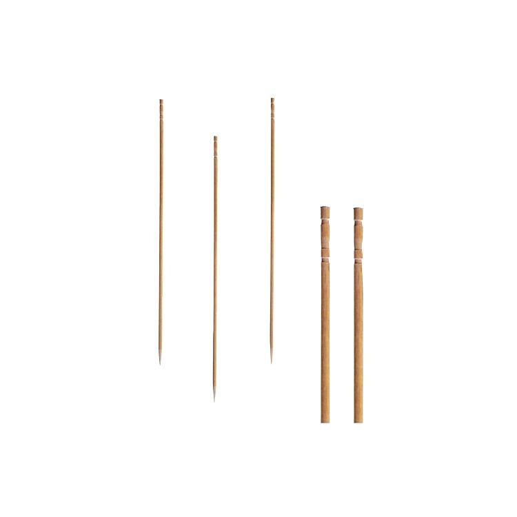 Papstar Fingerfood-Spiesse – natur – 15 cm – Holz – 500 Stk