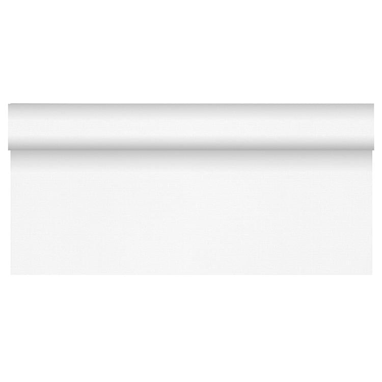 Papstar Tischdecke auf Rolle – 118 cm×25 m, PP-Vlies, Weiss