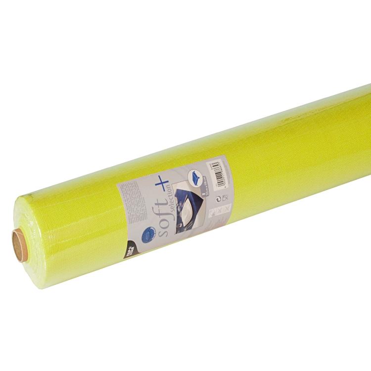Papstar Tischdecke auf Rolle – 118 cm×25 m, PP-Vlies, Limette, Soft Selection Plus