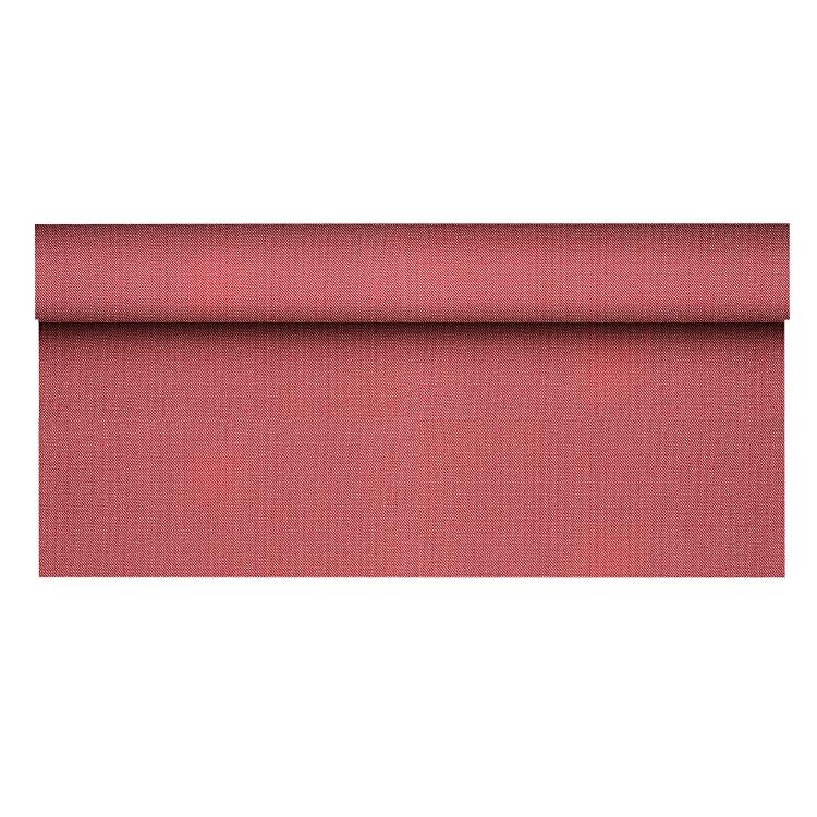 Papstar Tischdecke auf Rolle – 118 cm×25 m, PP-Vlies (PE-beschichtet), Bordeaux