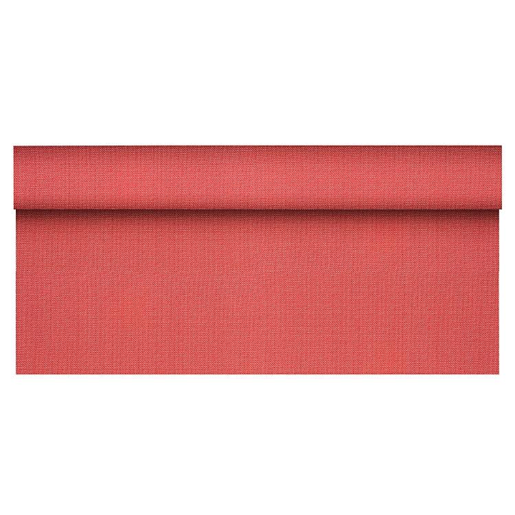 Papstar Tischdecke auf Rolle – 118 cm×25 m, PP, Rot, Soft Selection