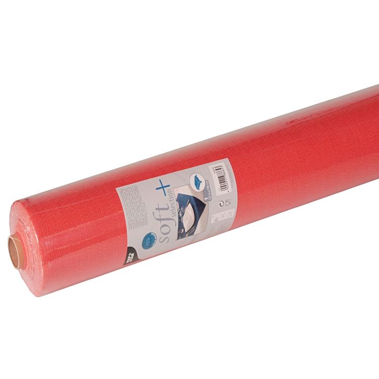 Papstar Tischdecke auf Rolle – 118 cm×25 m, PP, Rot, Soft Selection