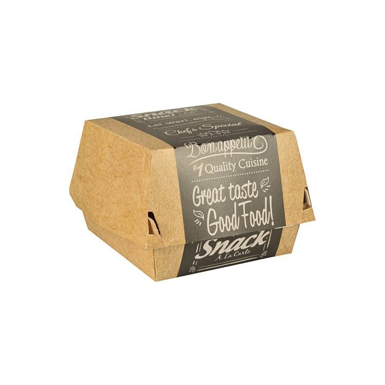Papstar Take-away-Box Good Food, Papier/Karton – braun – FSC – 50 Stk.