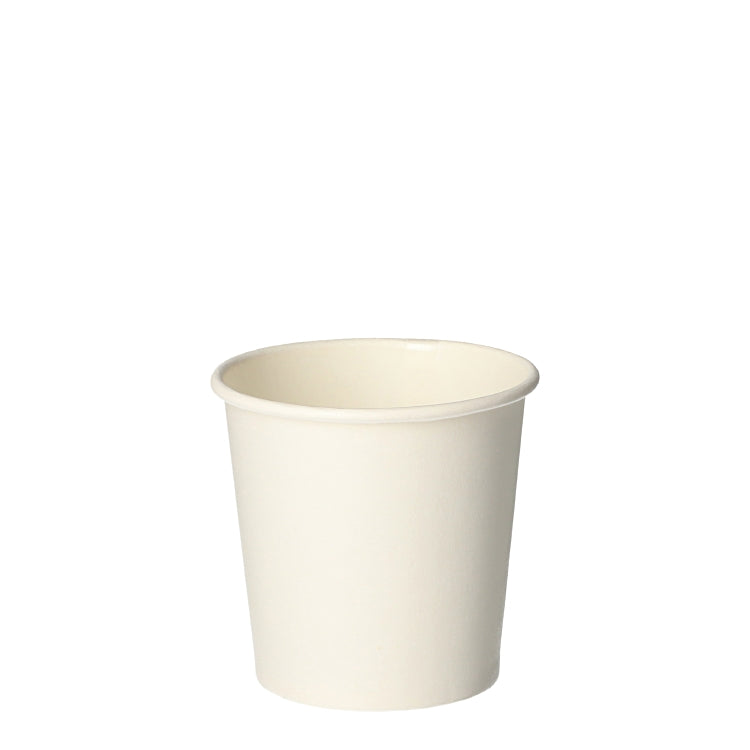 Papstar Trinkbecher, Papier, PLA-beschichtet – 1,0 dl – Weiss – FSC – 50 Stk.