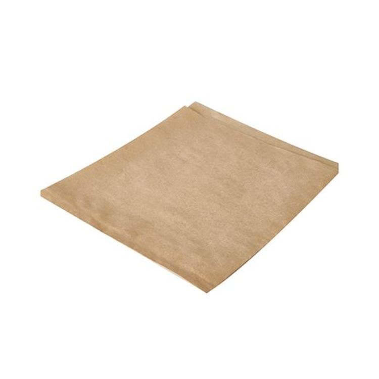 Papstar Papierbeutel – Braun, Fettpapier, 18 × 16 cm, für Hamburger, 1000 Stück