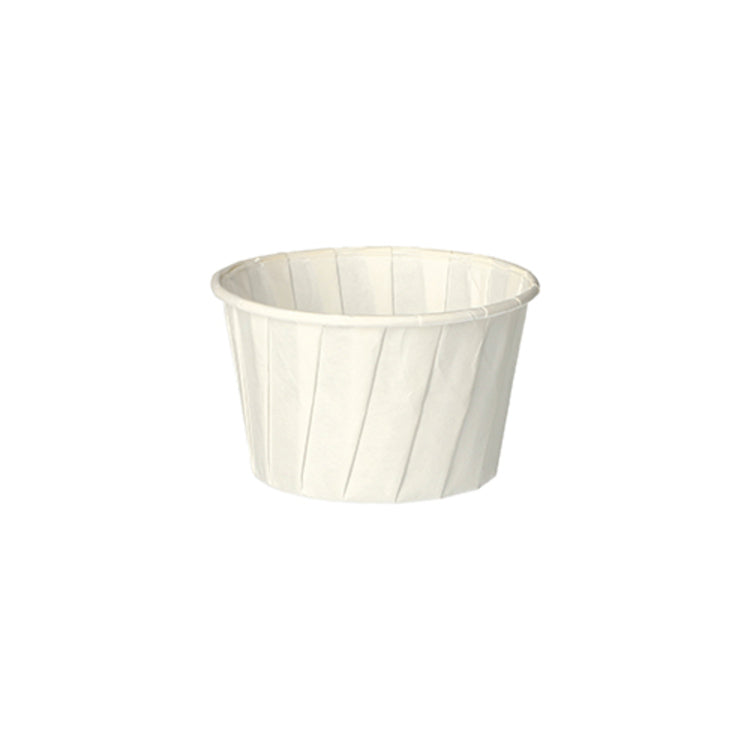 Papstar Schale/Schüssel pure, Bagasse (Zuckerrohr) – 90 ml, Ø 6,3 cm, weiss – 100 Stk.