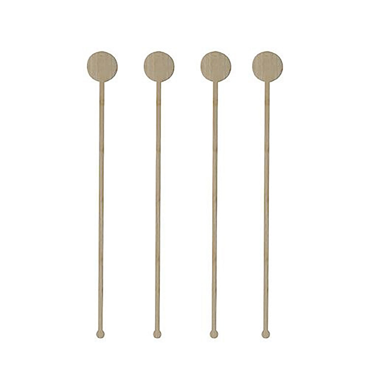 Papstar Rührstäbchen aus Bambus, 18 cm – kompostierbar – 100 Stück