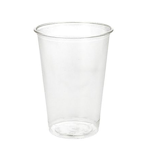 Papstar Trinkbecher PURE, PLA, für Kaltgetränke – 2 dl, transparent – 50 Stk.