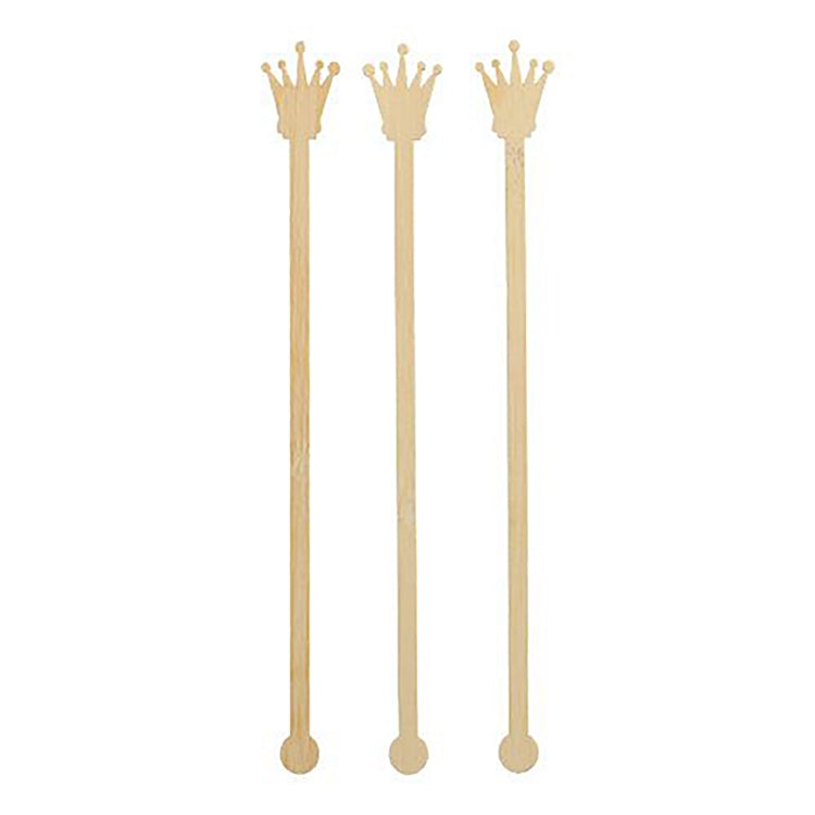 Papstar Getränke-Quirl – 20 cm, Bambus, Natur, 100 Stk.