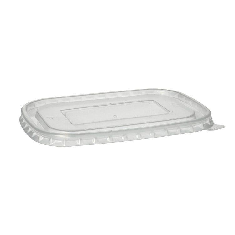 Papstar Deckel für Verpackungsbecher FAIR PAP88818/88819/88820, PP transparent – 173 × 123 × 20 mm – 25 Stk.