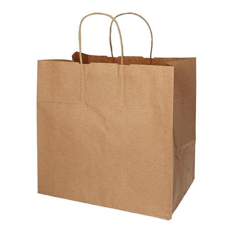 Papstar Papierbeutel – Braun, Kraftpapier, 26 × 25 × 17 cm, 25 Stück