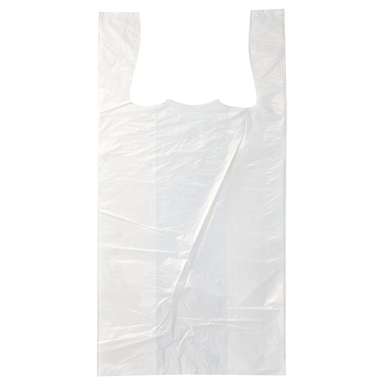 Papstar Hemdchen-Tragetaschen, HDPE-Folie, Weiss, 500×260 mm – 200 Stück