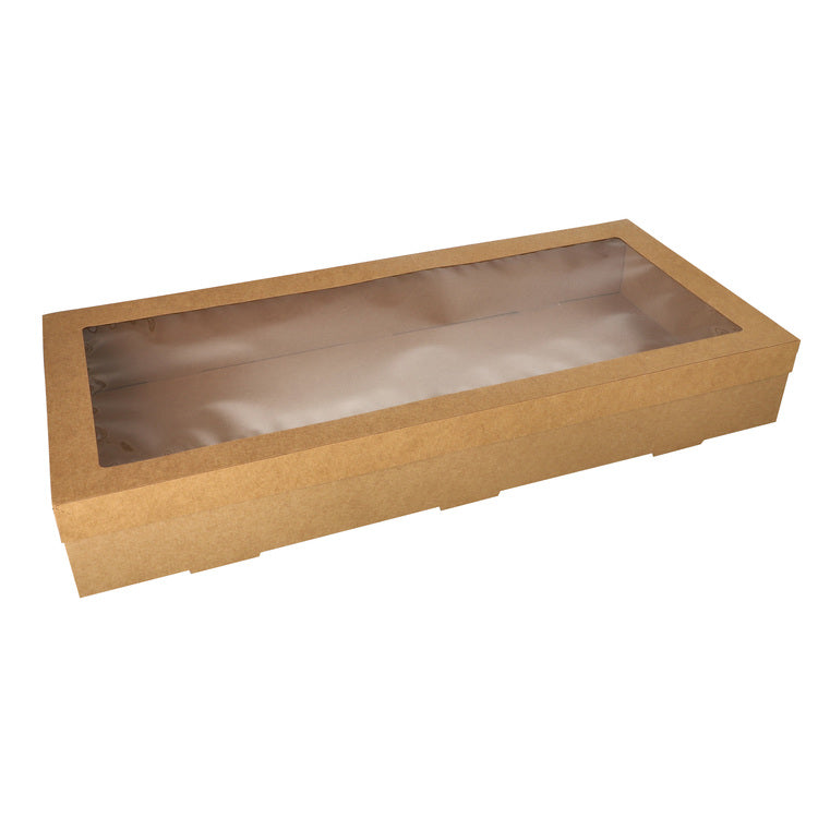 Papstar Take-away-Box pure, Papier/Karton – braun – 10 Stk.