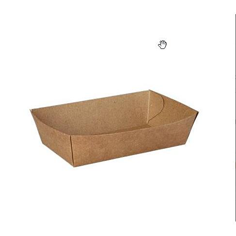 Papstar Teller pure, Papier/Karton – braun – 50 Stk.
