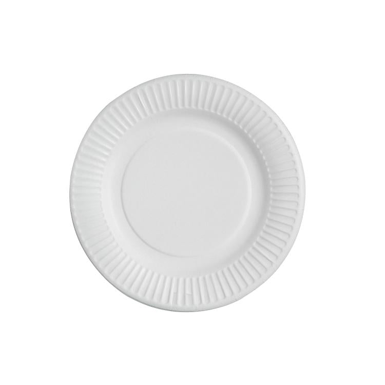 Papstar Papier-/Karton-Teller, Ø 18 cm – weiss – 100 Stk.