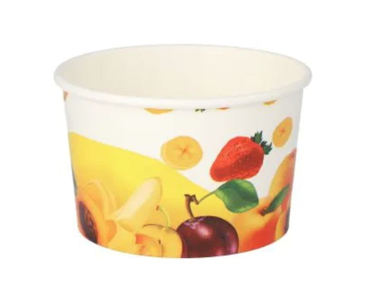 Papstar Eisbecher, Papier, PE-beschichtet – 1,5 dl – creme – 50 Stk.