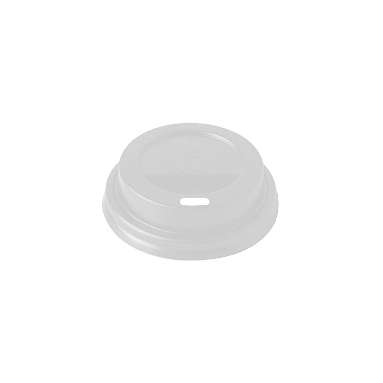 Papstar Deckel TO GO für Coffee-To-Go-Becher, PS – Ø 9 cm, 1,8 cm hoch – 50 Stk.