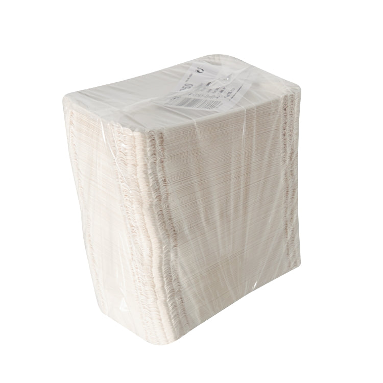 Papstar Teller, Papier/Karton, rechteckig – 10 × 16 cm, weiss – kompostierbar – 250 Stk.