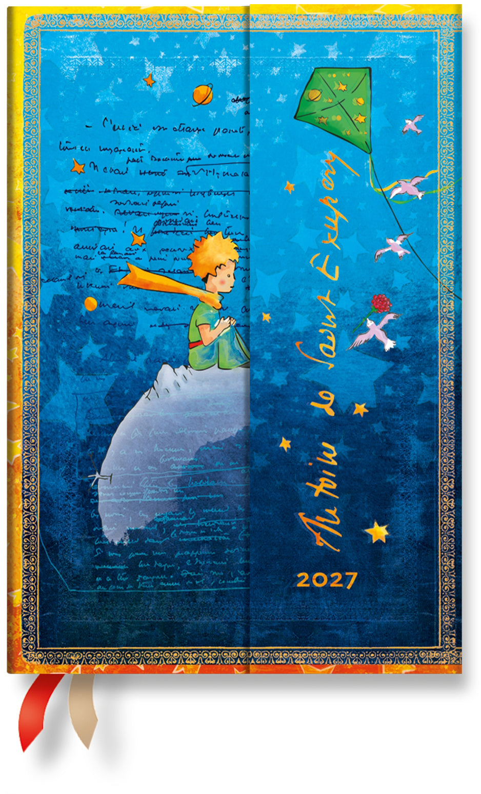 Paperblanks Der kleine Prinz – Tagesagenda 2027, 1 Tag/1 Seite, 9,5 × 14 cm, Hardcover