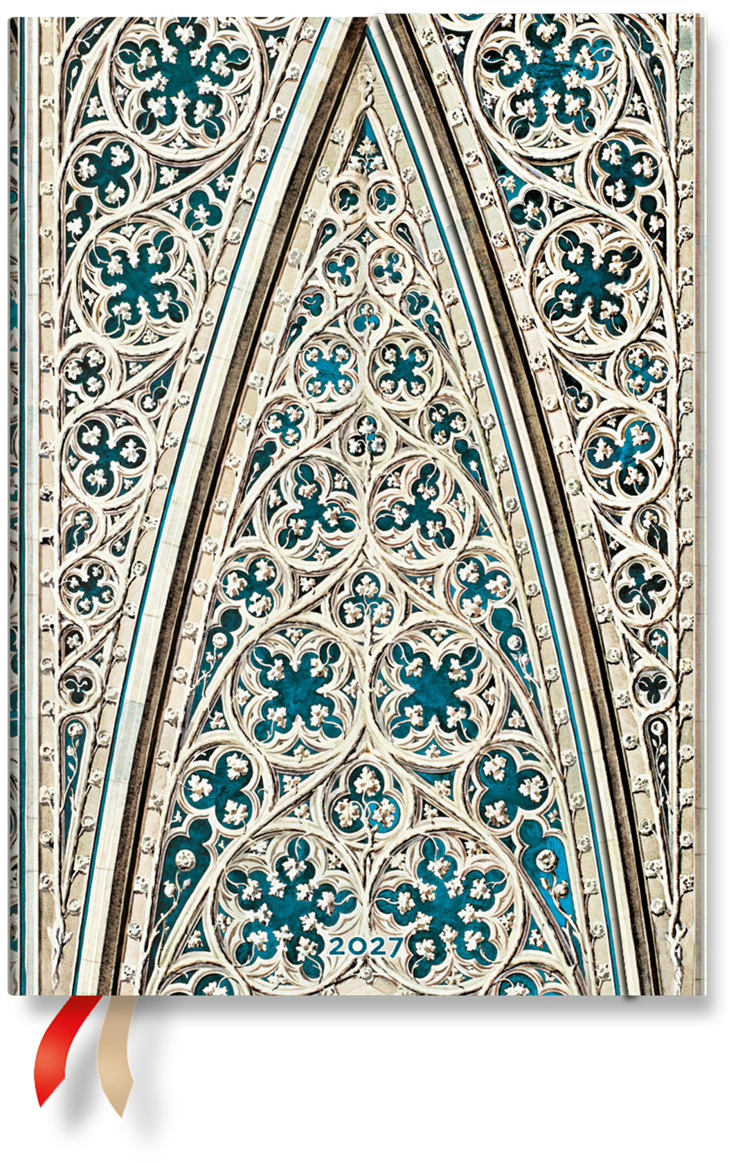 Paperblanks Mailänder Dom – Wochenagenda 2027, 1 Woche/1 Seite, 13 × 20 cm, Hardcover