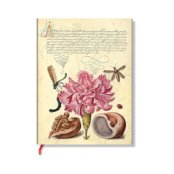 Paperblanks Ultra Notizbuch – 180 × 260 mm – liniert – 176 Seiten – Softcover – rosa Nelke