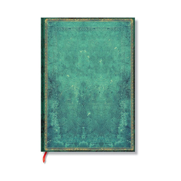Paperblanks Notizbuch – 133 × 210 mm – punktiert – 176 Seiten – Softcover, Pazifikblau