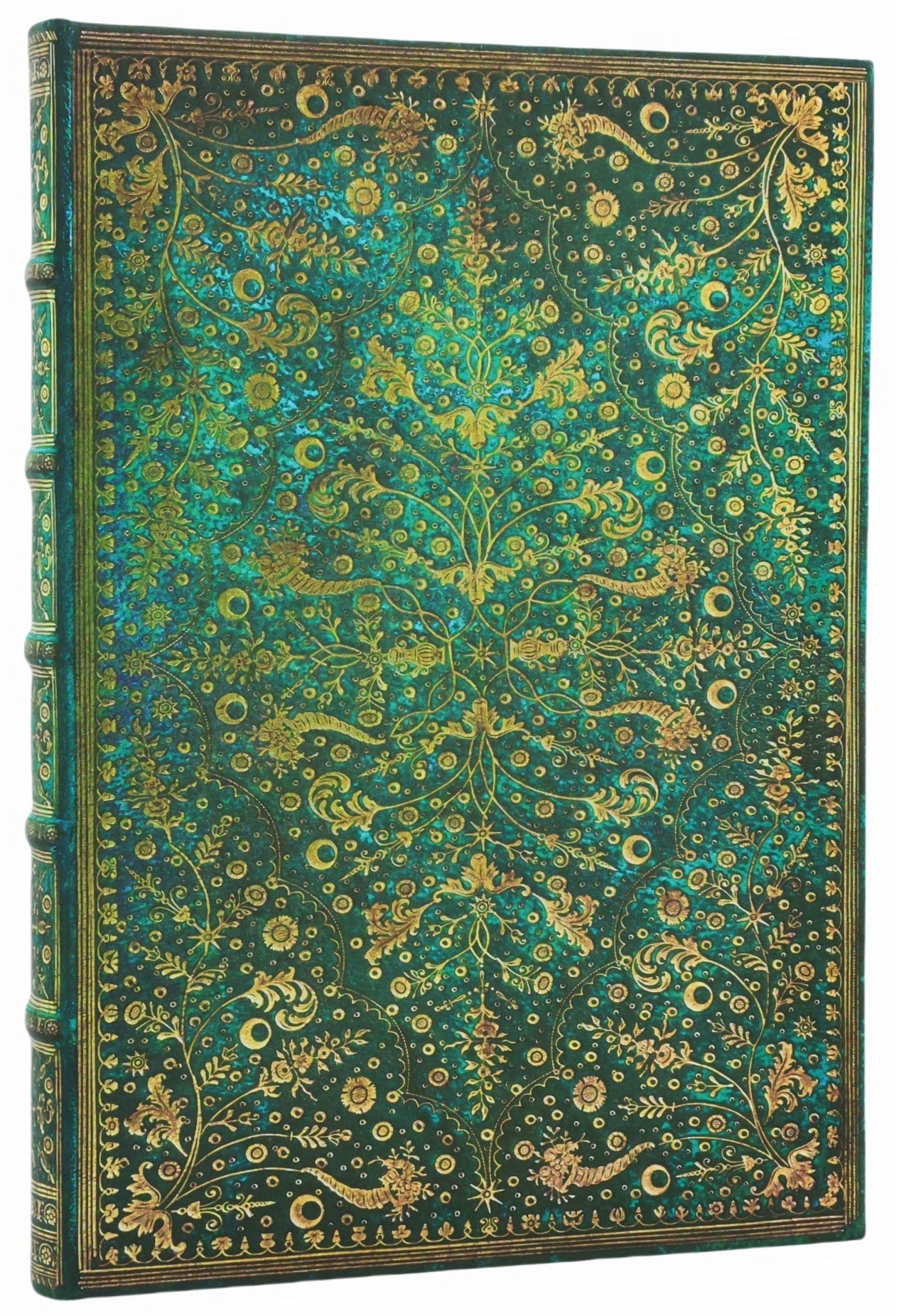 Paperblanks Smaragdblume Notizbuch – Grande – Liniert – 120 Blatt – Gebunden, FSC