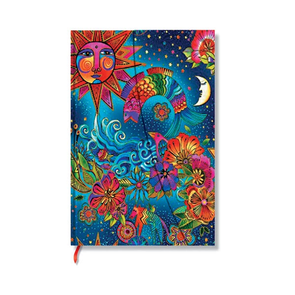 Paperblanks Himmlische Magie Notizbuch – 103 × 173 mm – liniert – 176 Seiten – Hardcover