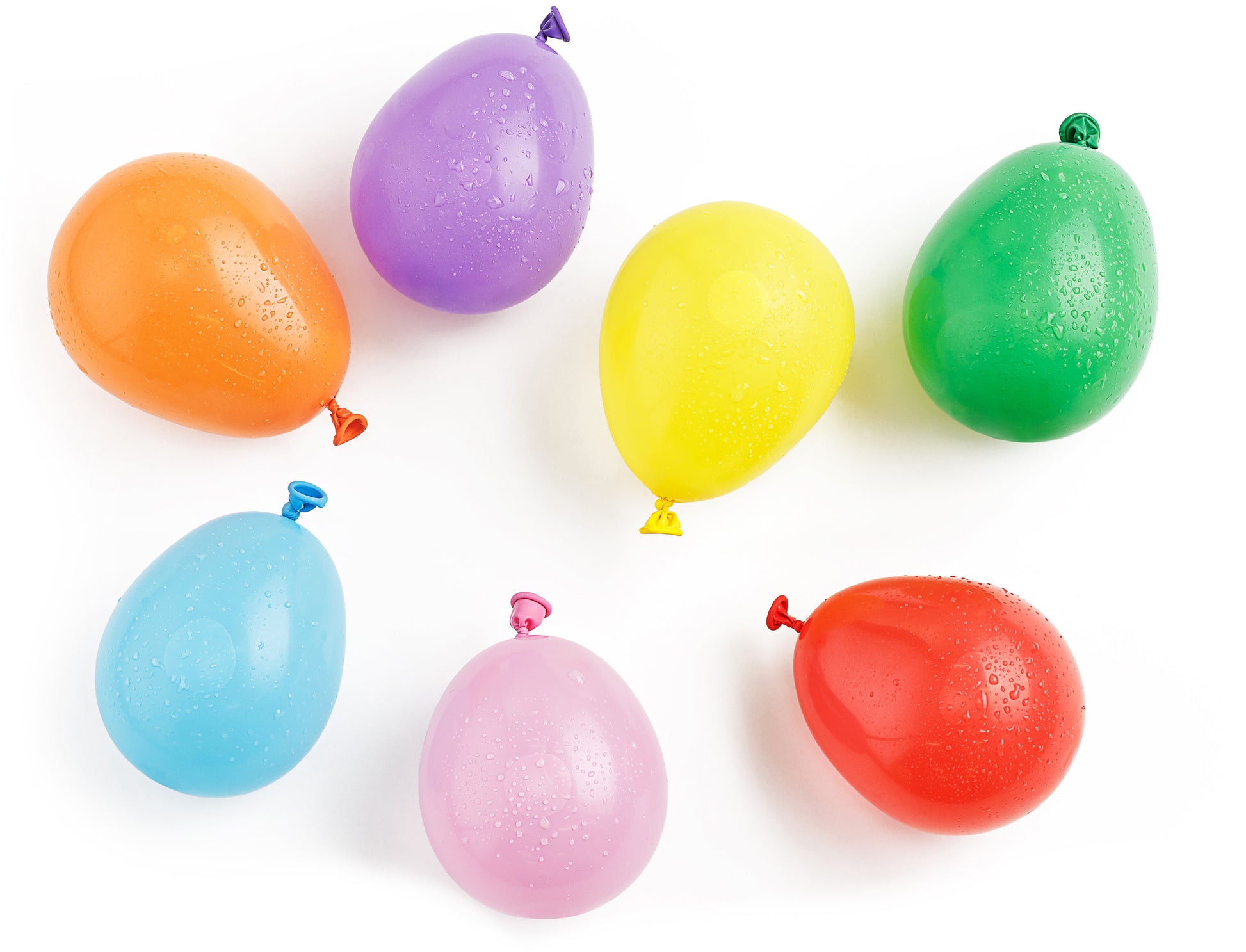 PartyDeco Wasserballons – mehrfarbig – Ø 8 cm – 100 Stk