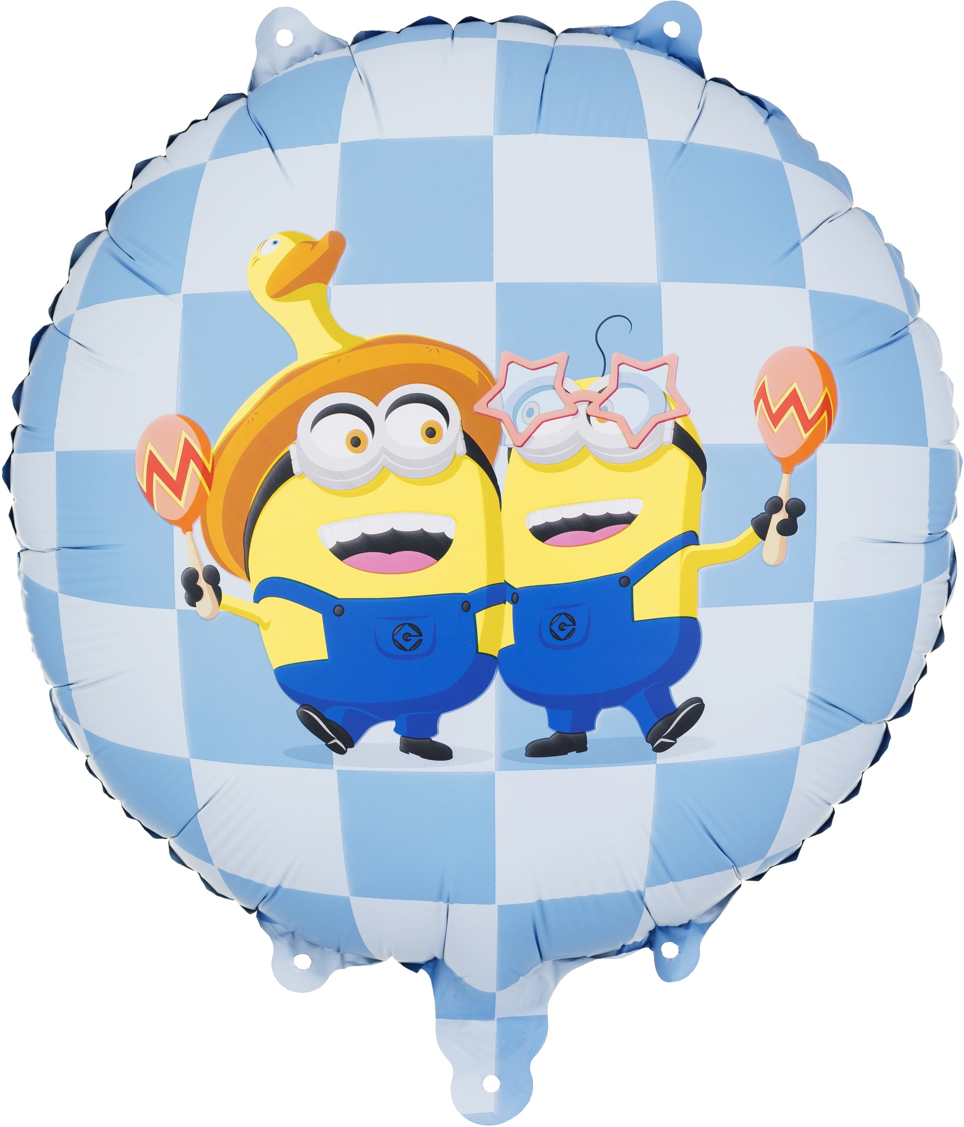 Partydeco Folienballon Minions – mehrfarbig – 35 × 35 cm – Folie