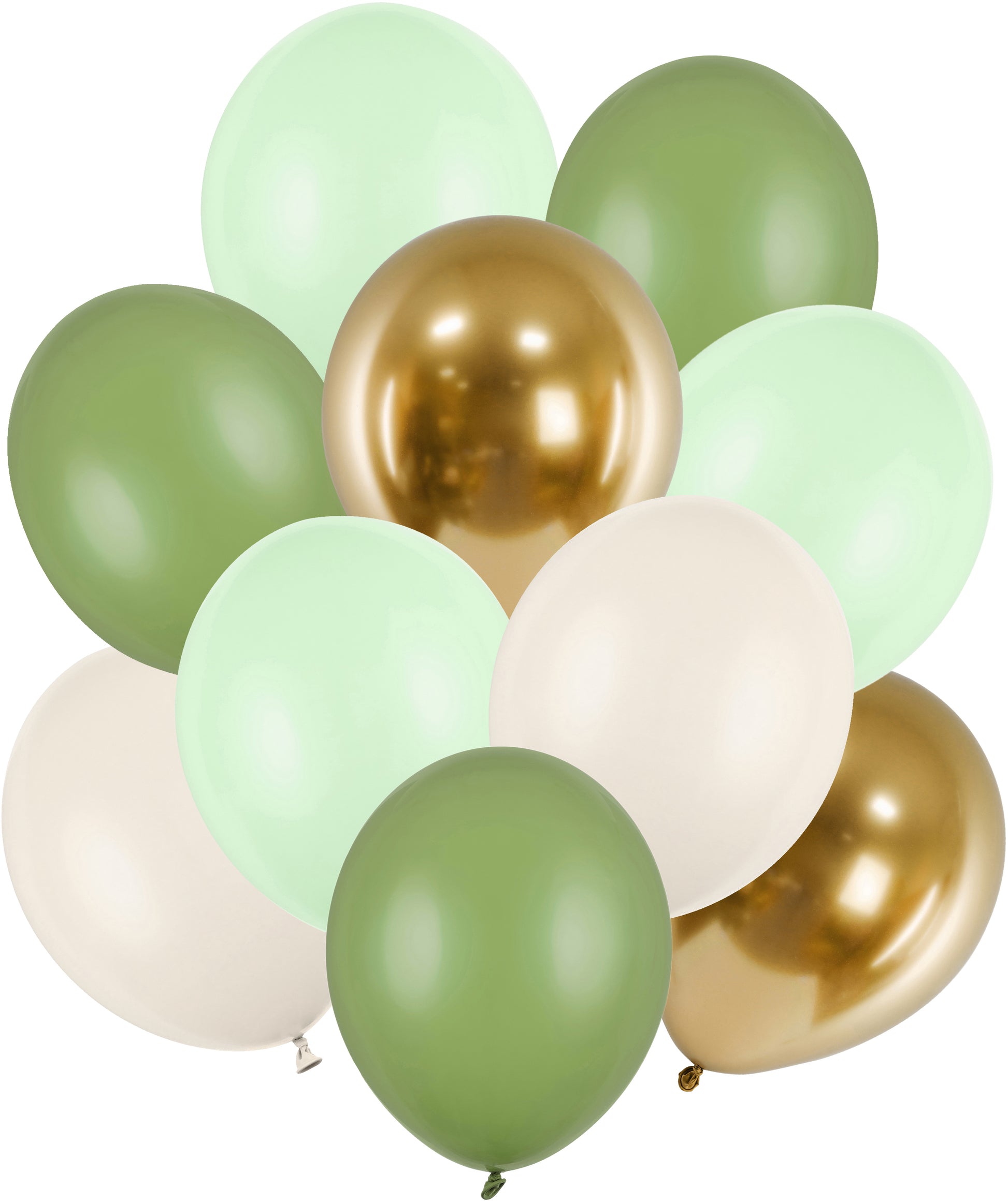 PartyDeco Luftballons Geburtstag – mehrfarbig – Ø 30 cm – Latex – 10 Stk