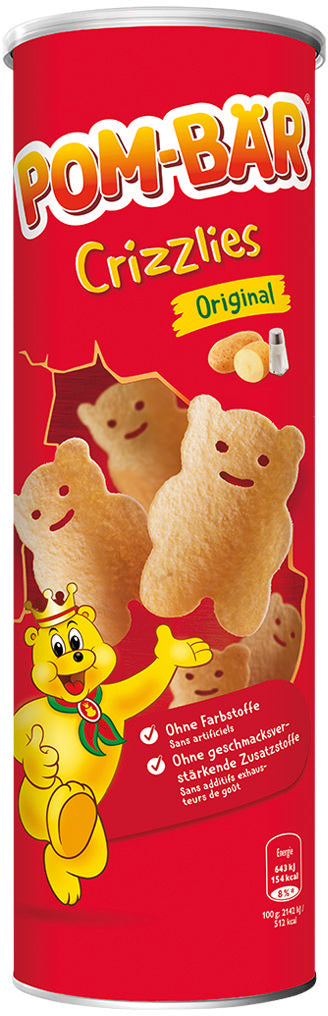 Pom-bär Crizzlies Chips – Original – 219 g